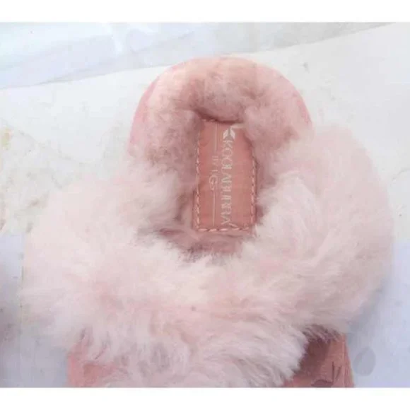 NWOB KOOLABURRA BY UGG MILO slippers slip on slide suede womens shoes pink 6 - Picture 9 of 14